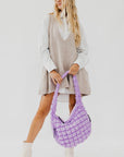 Carmen Quilted Hobo Tote Bag - My Pampered Life Seattle