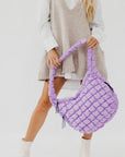 Carmen Quilted Hobo Tote Bag - My Pampered Life Seattle