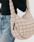 Carmen Quilted Hobo Tote Bag - My Pampered Life Seattle