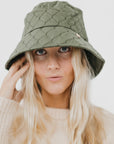 Chiara Quilted Bucket Hat - My Pampered Life Seattle