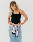 Classic Satin Striped Scarf - My Pampered Life Seattle