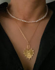 Clip Hanging Initial Heart Necklace