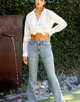 Artemis Vintage |Brianna High Rise Skinny Flare Jeans - My Pampered Life Seattle