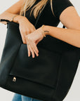 Courtney Checkered Tote