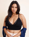 Plus Size Lace Trim Brami