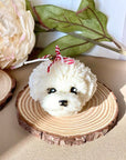 Cute Puppy Sculpture Candle – Hand-Poured Soy Wax | Ivory, Brown & Pink
