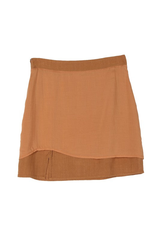 Lilou Short Sleeve Cropt Top &amp; Skirt Set