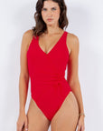 One PIece Ruched Side Swimsuit