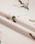 Mallard Duck Print Half-Zip Sweatshirt & Shorts Set