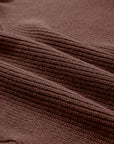 Bow Back Lantern Sleeve V-Neck Sweater