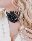 Flower Fantasy Tie Choker Necklace - My Pampered Life Seattle