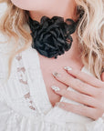 Flower Fantasy Tie Choker Necklace - My Pampered Life Seattle