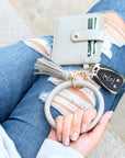 Key Ring ID Wallet Bracelet