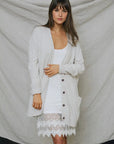 Lace Hem Layering Slip Dress