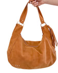 Hazel Hobo Shoulder Bag with Tassel - My Pampered Life Seattle
