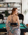 High Neck Crochet Lace Bralette