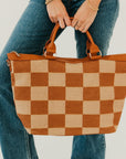 June Jute Tote Bag