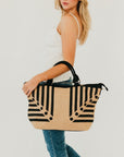June Jute Tote Bag