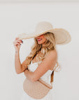 Lake Shore Drive Wide Fringe Sun Hat