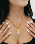 Love Does Heart Pendant Necklace - WATERPROOF - My Pampered Life Seattle