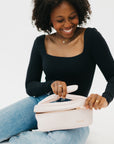 Madelyn Bow Makeup Bag - My Pampered Life Seattle