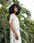 Mandala Lace Longline Duster Kimono