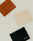 Mariah Woven Small Card Holder Wallet