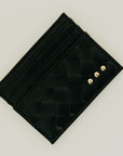 Mariah Woven Small Card Holder Wallet