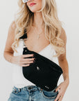 Marley Metallic Oversized Bum Bag