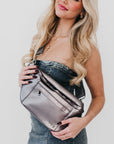 Marley Metallic Oversized Bum Bag