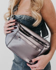 Marley Metallic Oversized Bum Bag