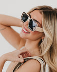 Nicolette Retro Oversized Square Sunglasses - My Pampered Life Seattle
