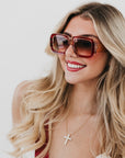 Nicolette Retro Oversized Square Sunglasses - My Pampered Life Seattle