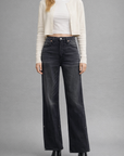Artemis Vintage | Elodie Tummy Control Inseam Transform High Rise A-line Wide Jeans