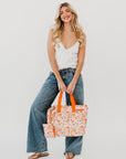 Presley Puffer Quilted Tote Bag With Pouch - My Pampered Life Seattle