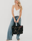 Presley Puffer Quilted Tote Bag With Pouch - My Pampered Life Seattle