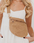 Rachel Raffia Bum Bag - My Pampered Life Seattle