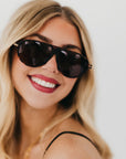 Retro Oval Flat Sunglasses - My Pampered Life Seattle