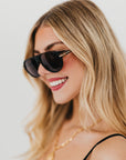 Retro Oval Flat Sunglasses - My Pampered Life Seattle