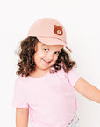 Dusty Rose Teddy Bear Hat - My Pampered Life Seattle