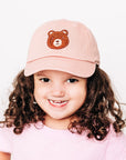 Dusty Rose Teddy Bear Hat - My Pampered Life Seattle