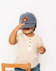 Dusty Blue Teddy Bear Hat - My Pampered Life Seattle