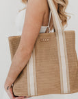 Ruby Raffia Tote Bag - My Pampered Life Seattle