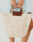 Savannah Straw Tote Bag - My Pampered Life Seattle