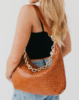Sienna Slouchy Woven Shoulder Bag - My Pampered Life Seattle