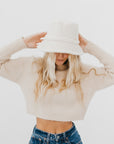 Slope Style Quilted Fur Trim Bucket Hat - My Pampered Life Seattle