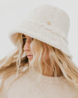 Slope Style Quilted Fur Trim Bucket Hat - My Pampered Life Seattle