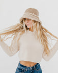 Slope Style Quilted Fur Trim Bucket Hat - My Pampered Life Seattle