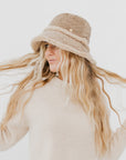 Slope Style Quilted Fur Trim Bucket Hat - My Pampered Life Seattle