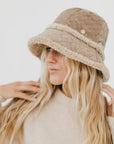 Slope Style Quilted Fur Trim Bucket Hat - My Pampered Life Seattle
